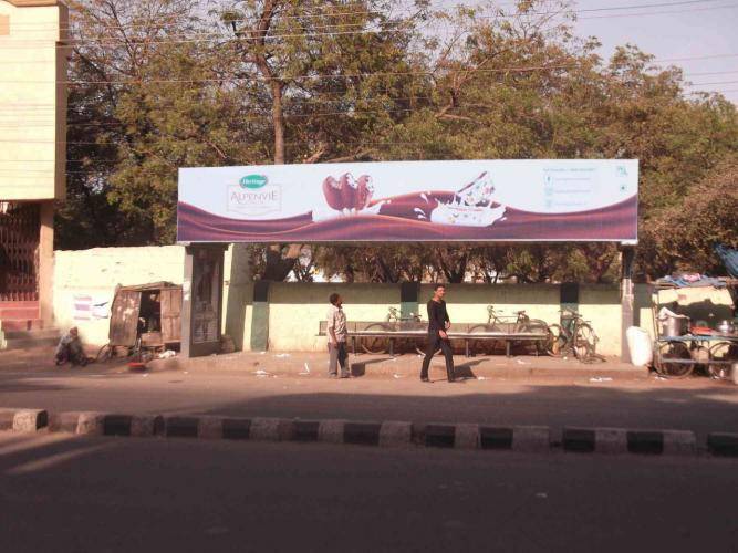 Bus Shelter Modern - Bodhan Bus Stand,  Bodhan Bus Stand facing -Towards X Roads, Nizamabad, Telangana