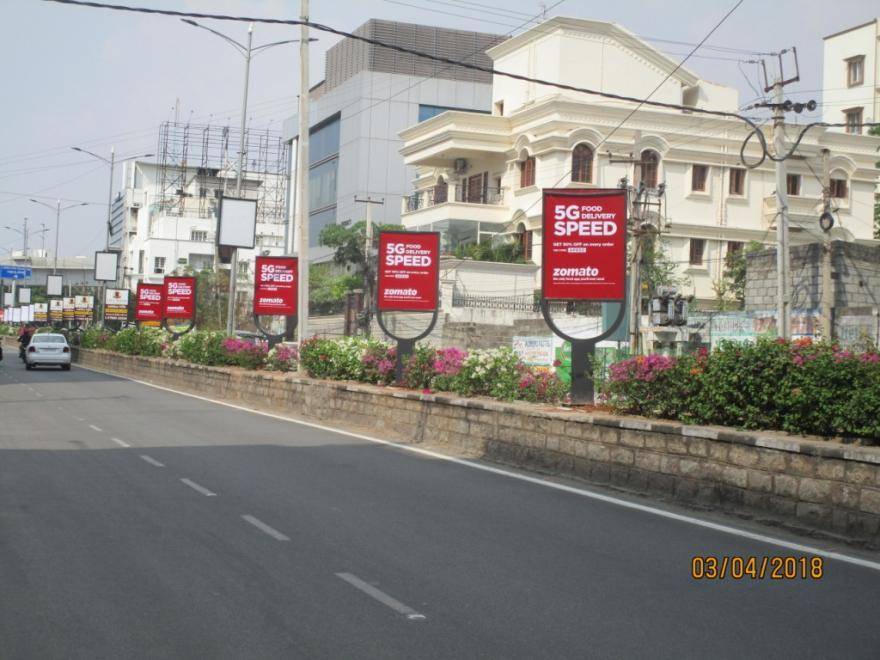 Pole Kiosks - Madhapur – 3x4 Center Medians,  Hyderabad, Telangana
