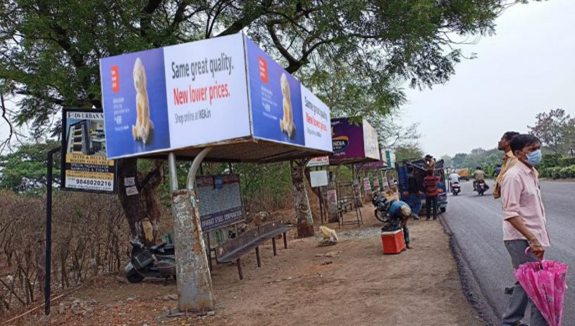 Bus Shelter - Kompally Road Near Dulapally X Roads - 1, Hyderabad, Telangana