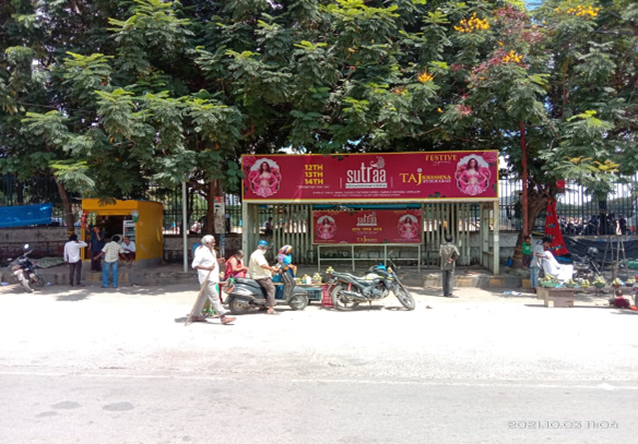 Bus Shelter - Indhira park towards Rtc cross roads, Hyderabad, Telangana