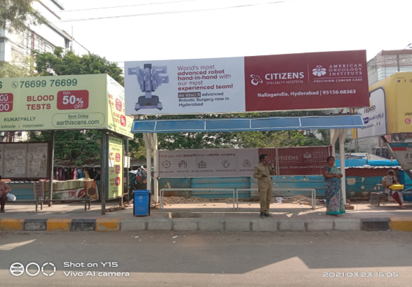 Bus Shelter - KPHB-RS Brothers, Hyderabad, Telangana