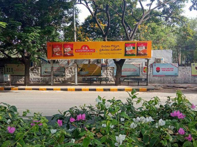 Bus Shelter Modern - Begumpet Policelines,  Beside Traffic Police Station-Towards Paradise Secbad, Hyderabad, Telangana