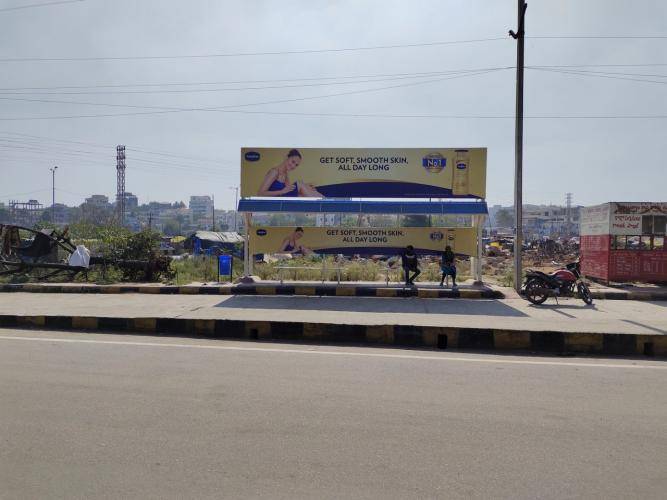 Bus Shelter Modern - Airport Road,  Mailardevpally Junction,  Durganagar X Roads-Towards Aramghar X Roads, Hyderabad, Telangana