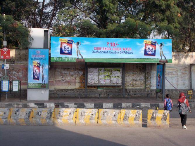 Bus Shelter Modern - Allugaddabavi-Towards Mettuguda, Hyderabad, Telangana