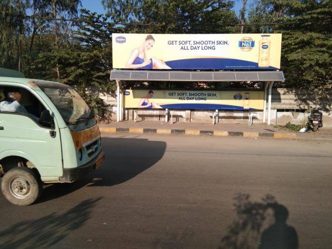 Bus Shelter Modern - Jeedimetla Depot-Towards Balanagar, Hyderabad, Telangana