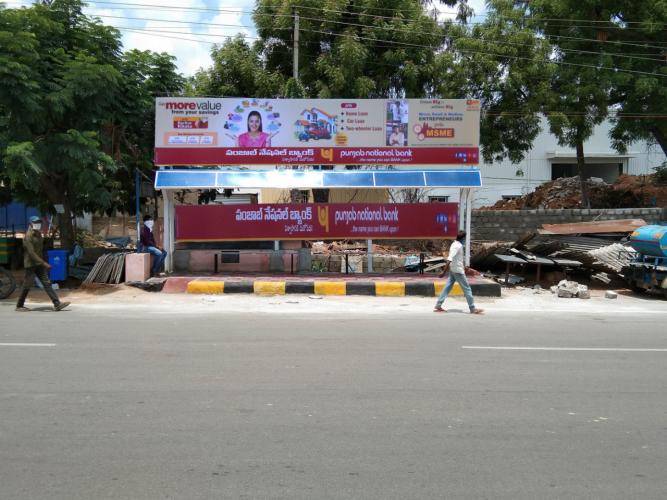 Bus Shelter Modern - Moulali,  Beside Coca Cola Campany-Towards Tarnaka, Hyderabad, Telangana