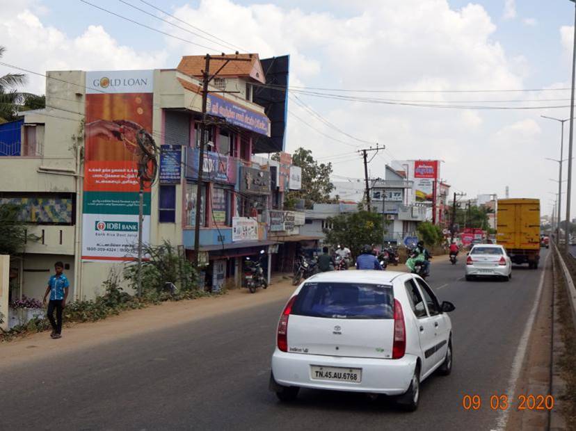 Hoarding - Kattur BHEL Road - Nr. Montfort School Max Reliance Trends,  Trichy,  Tamilnadu