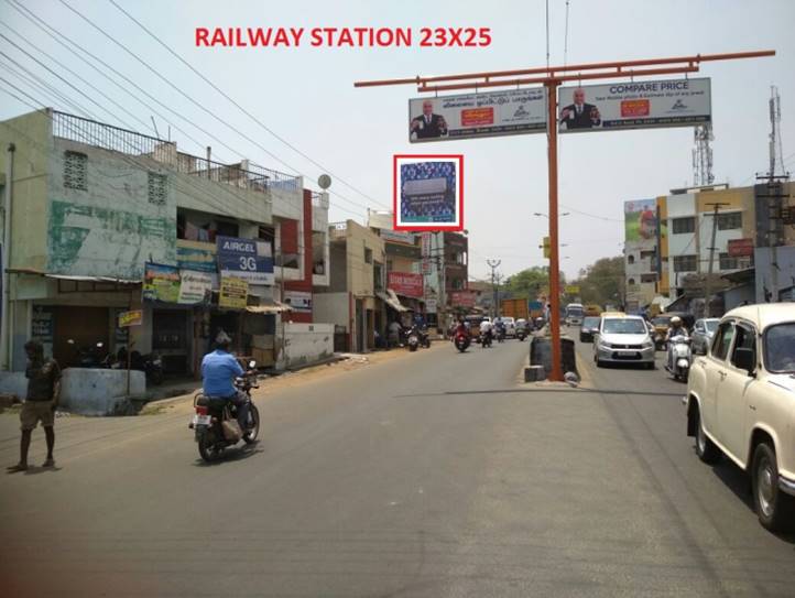 Hoarding - Railway Station, Erode, Tamilnadu