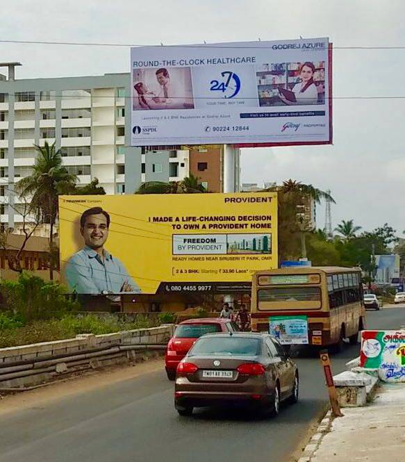 Unipole - Kazhipadur towards Kelambakkam, Chennai, Tamilnadu