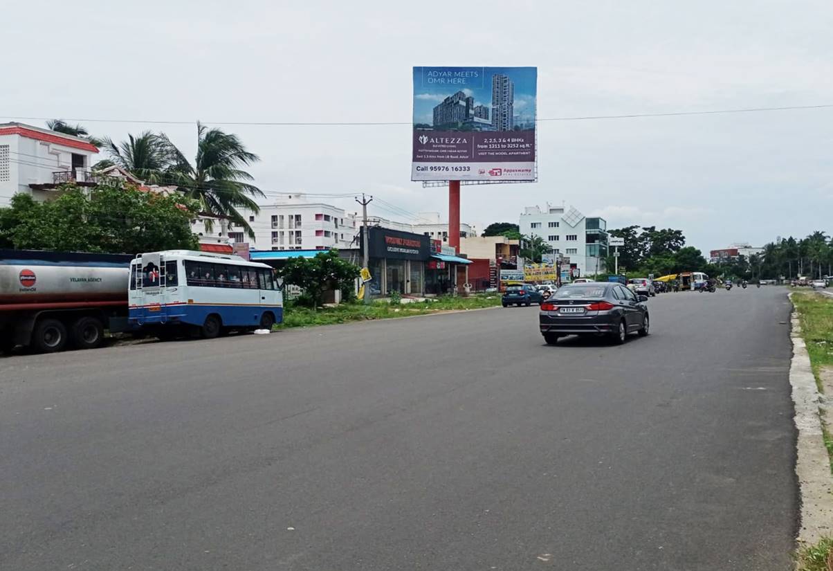 Unipole - OMR Kazhipattur Towards Siruseri & Sholinganallur, Chennai, Tamilnadu