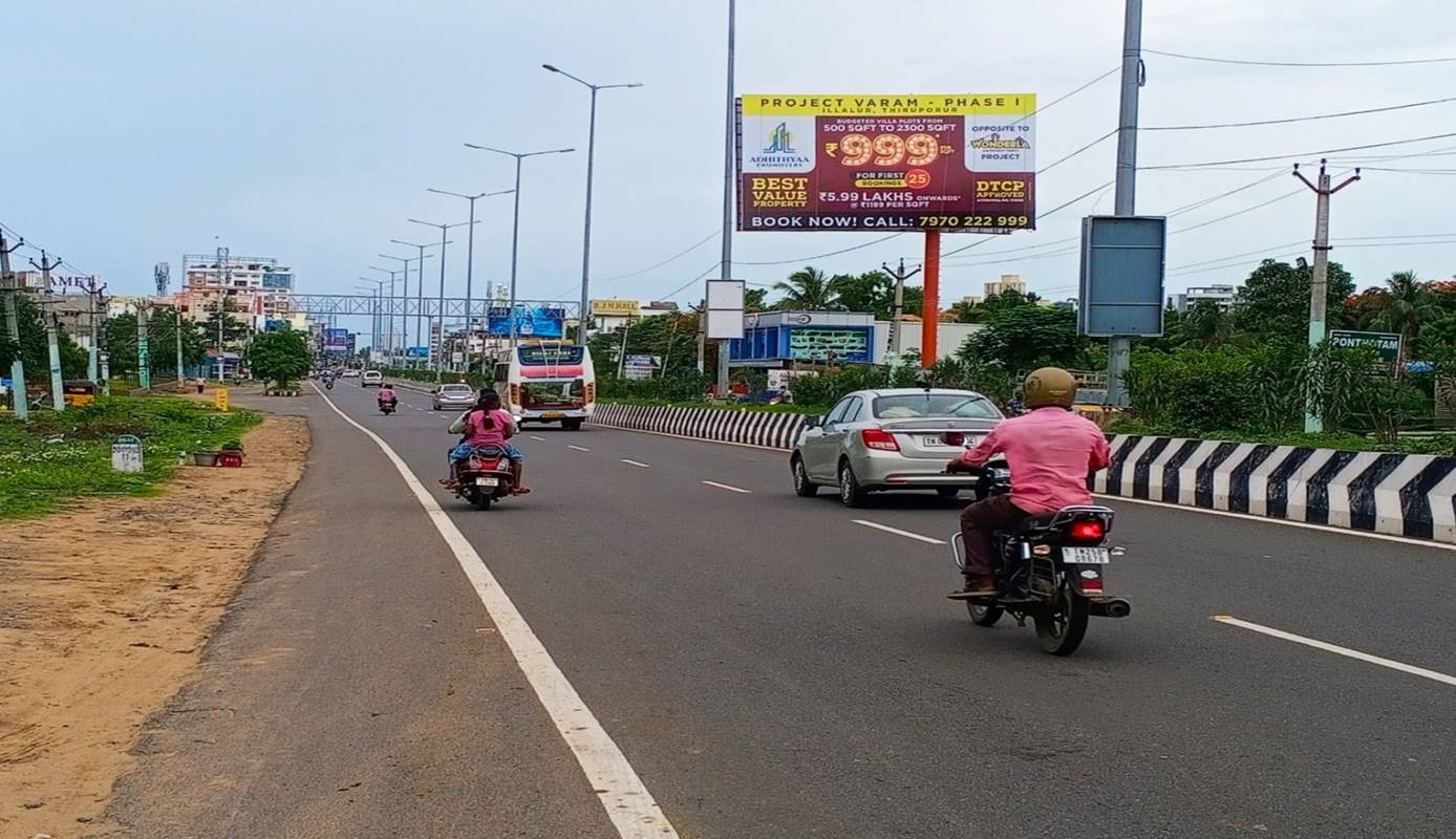 Unipole - ECR Toll Plaza Towards Kovalam,  Chennai, Tamilnadu