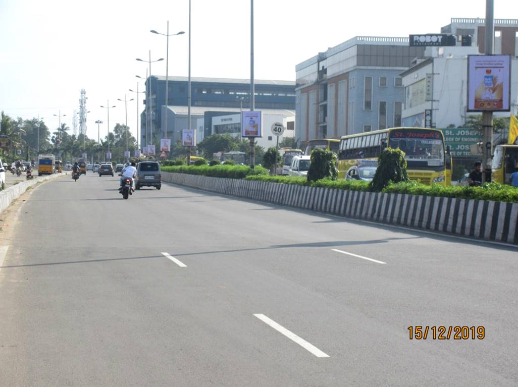 Pole Kiosk - From Sathyabama University to Times of India, Chennai, Tamilnadu