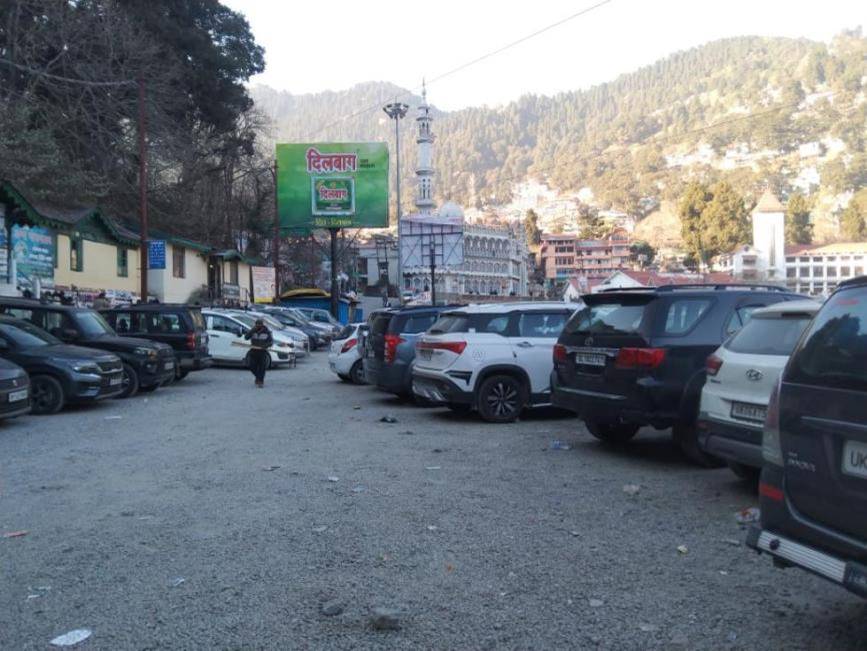 Unipole-Parking Masjid Chowk facing Market,  Nainital, Uttarakhand