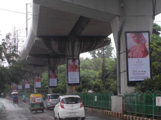 Metro Pillar - Alambagh Bus Stand,  Lucknow, Uttar Pradesh