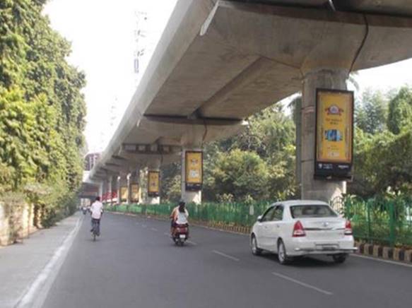 Metro Pillar - Under Transport Nagar,  Lucknow, Uttar Pradesh