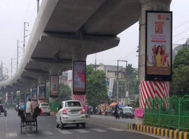Metro Pillar - Transport Nagar,  Lucknow, Uttar Pradesh