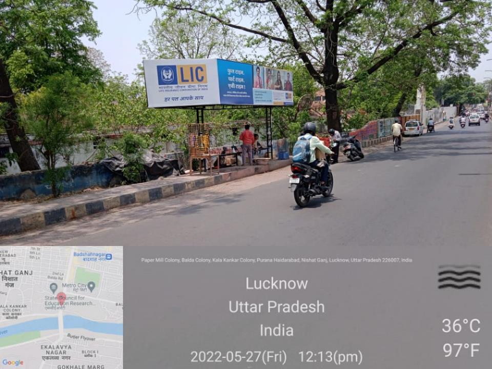 BQS - Nishatganj Towards Gole Market,  Lucknow, Uttar Pradesh