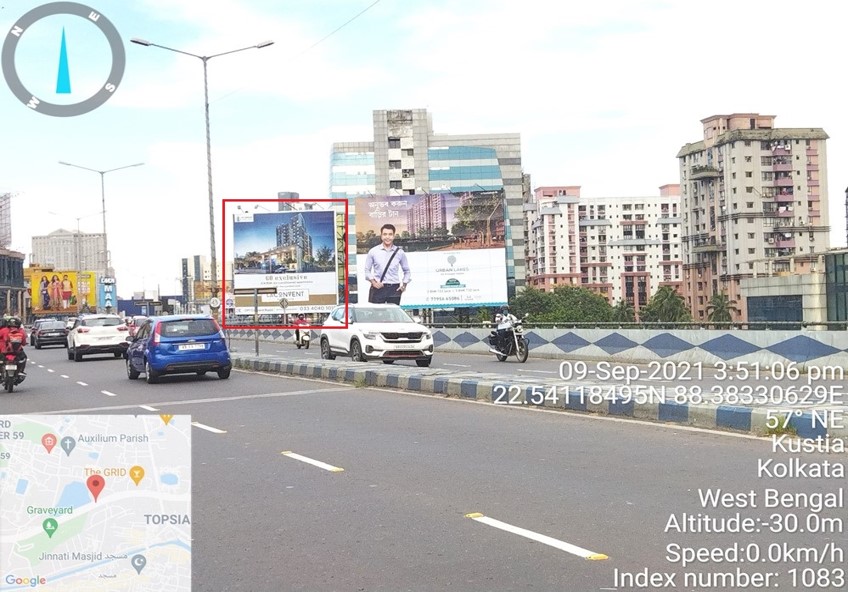 Billboard - Maa flyover, Kolkata, West Bengal