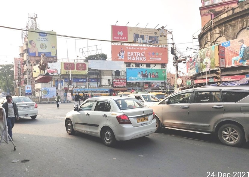 Billboard - shyam bazar crossing,  Kolkata, West Bengal