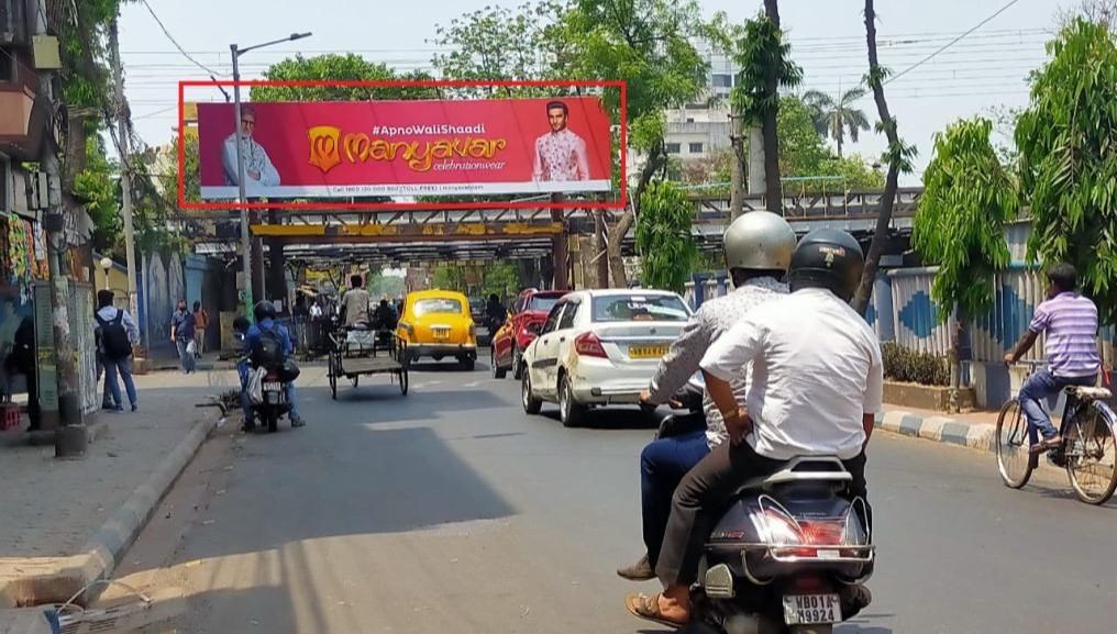 Billboard - Kankurgachi Rail Bridge,  Kolkata, West Bengal