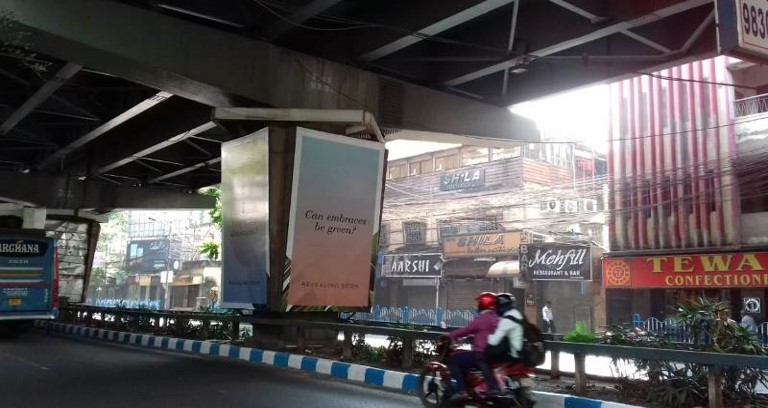 Bus Shelter - AJC Bose Road Flyover, Kolkata, West Bengal