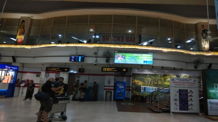 Sign Board - Facing Departure Gate, Bagdogra, West Bengal