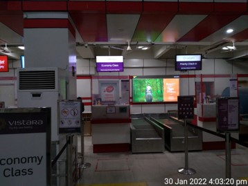 Sign Board - Behind Check-in Counters, Bagdogra, West Bengal