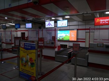 Sign Board - Behind Check-in Counters, Bagdogra, West Bengal