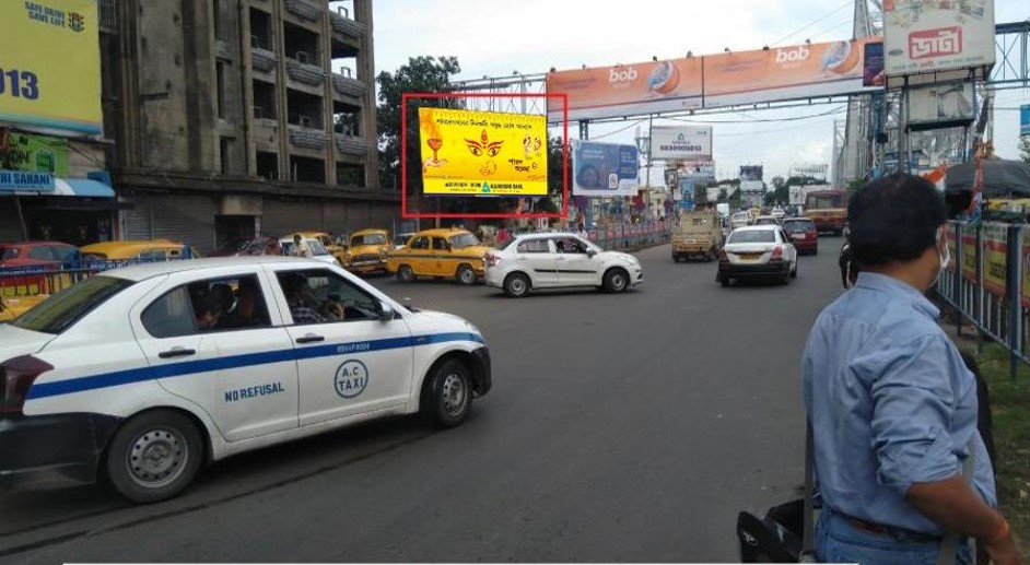 Billboard - Bus Stand Bridge Entrance,  Howrah, West Bengal