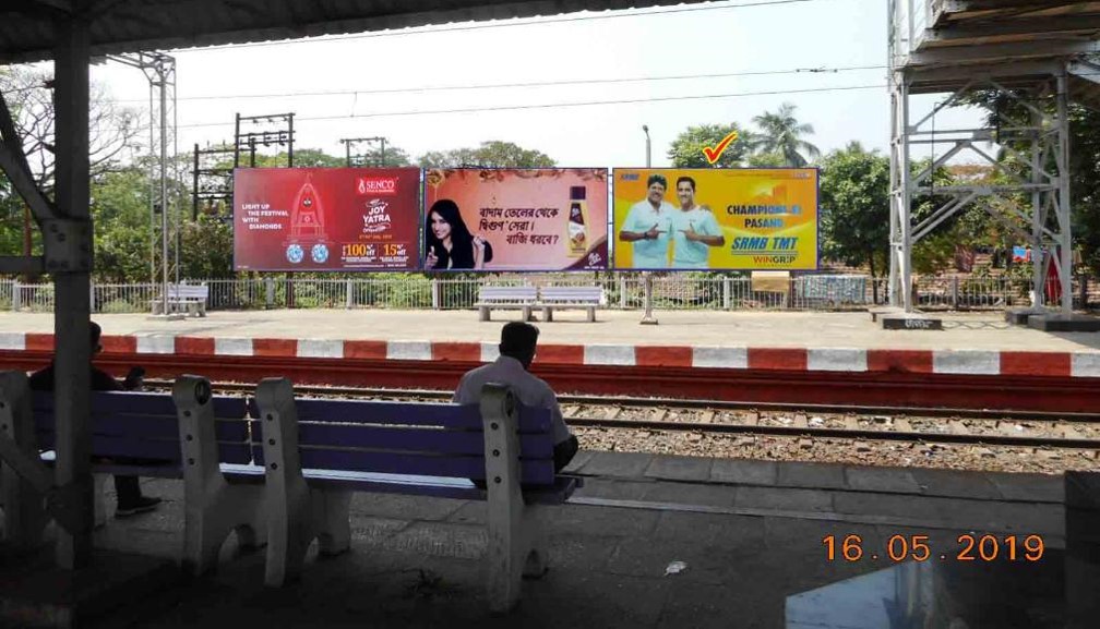 Billboard - Uluberia Station,  Uluberia,  West Bengal