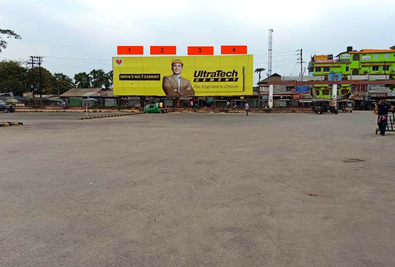 Billboard - New Alipurduar Station,  Kolkata, West Bengal