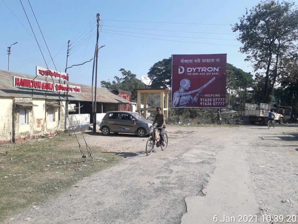 Billboard - hamiltonganj station,  Kolkata, West Bengal