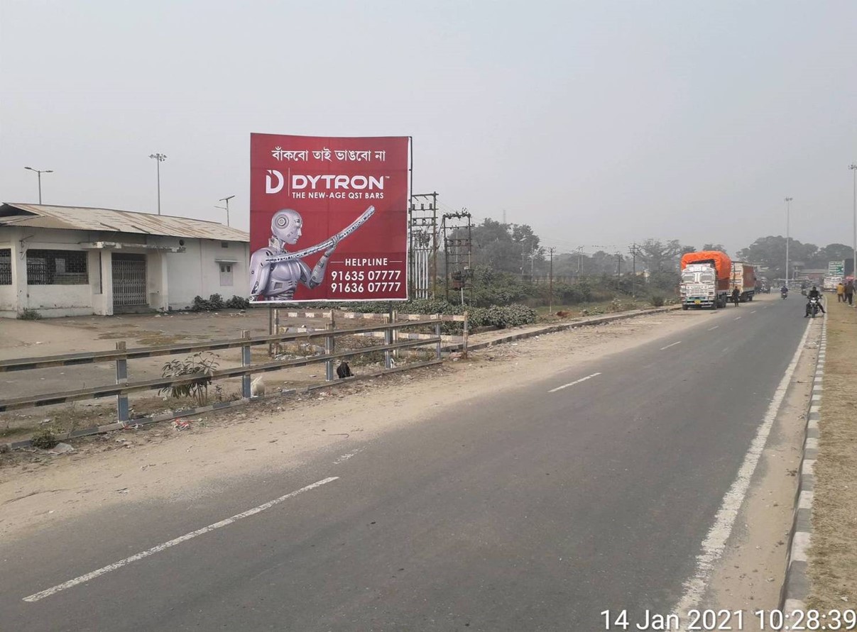 Billboard - Rajvatkhawa station,  Kolkata, West Bengal