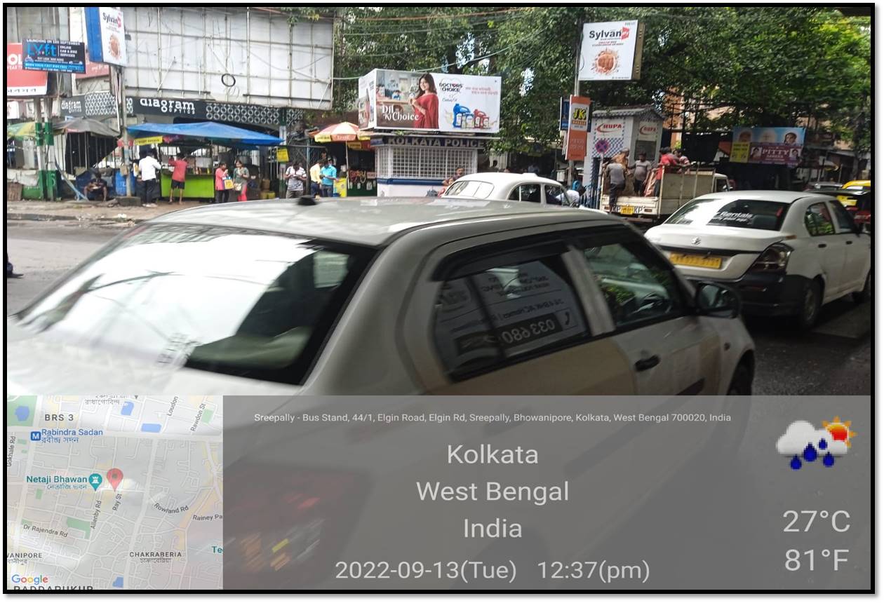 Police booth - AJC Bose Rd - Minto Park Crossing, Kolkata, West Bangal