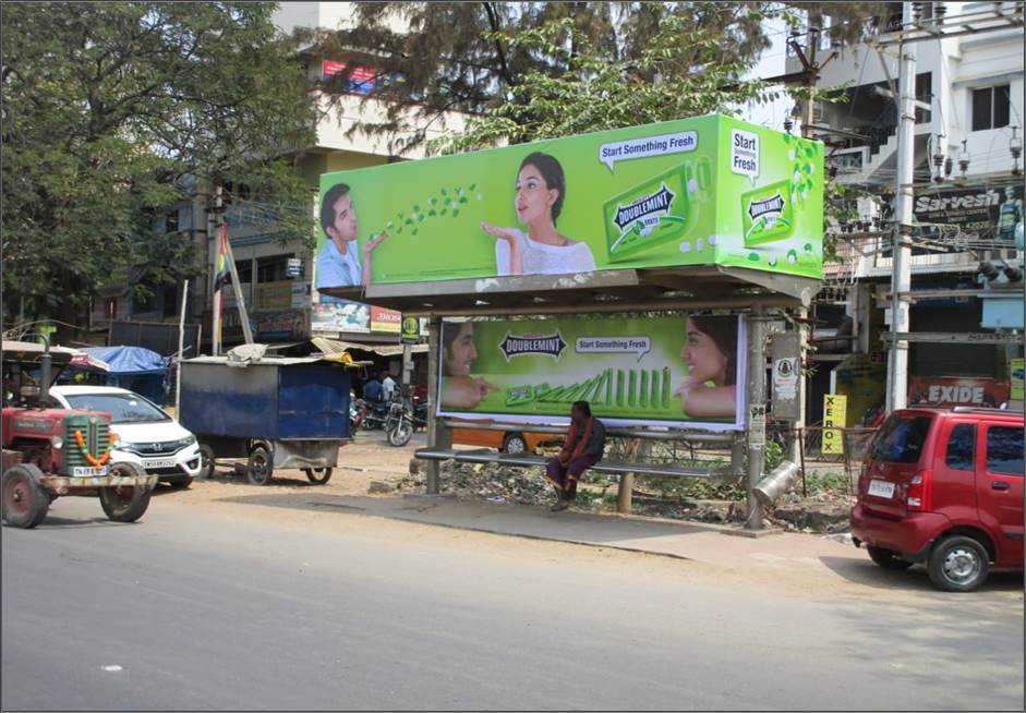 Bus Shelter-RTO south,  Madurai, Tamilnadu