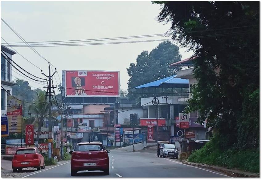 Hoarding-Kumaly towards, Idukki, Kerala