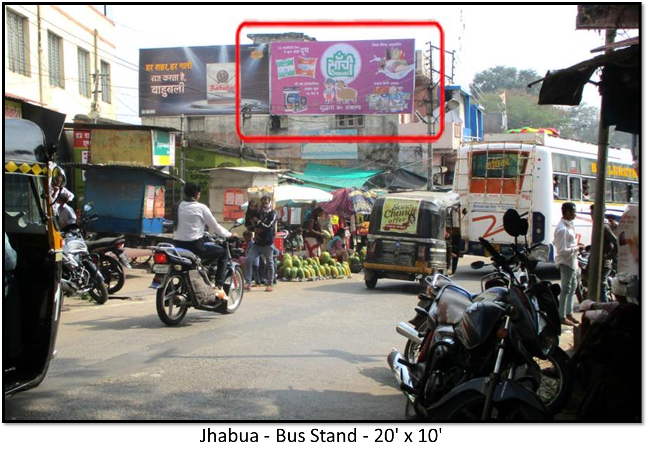 Billboard - Bus Station, Jhabua, Madhya Pradesh