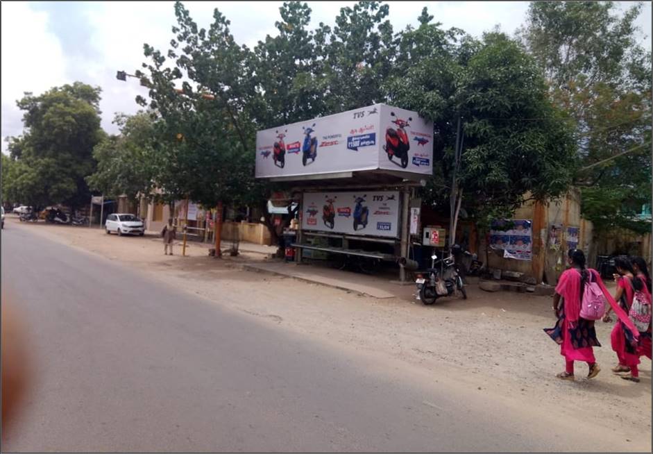 Bus Shelter-Tepakulam,  Madurai, Tamilnadu