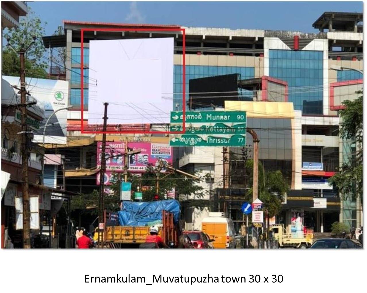 Hoarding-Muvattupuzha Town, Ernamkulam, Kerala