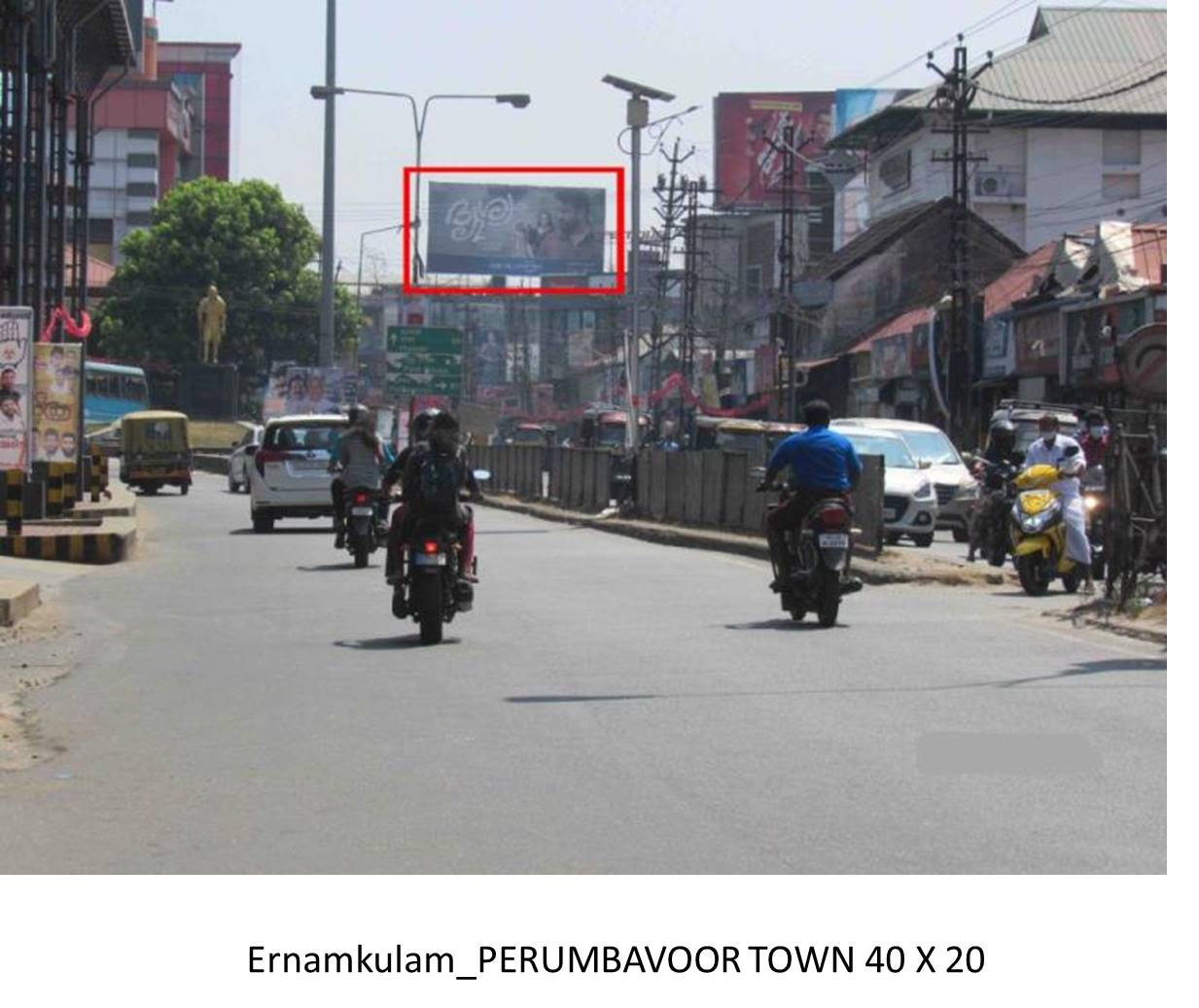 Hoarding-Perumbavoor town, Ernamkulam, Kerala