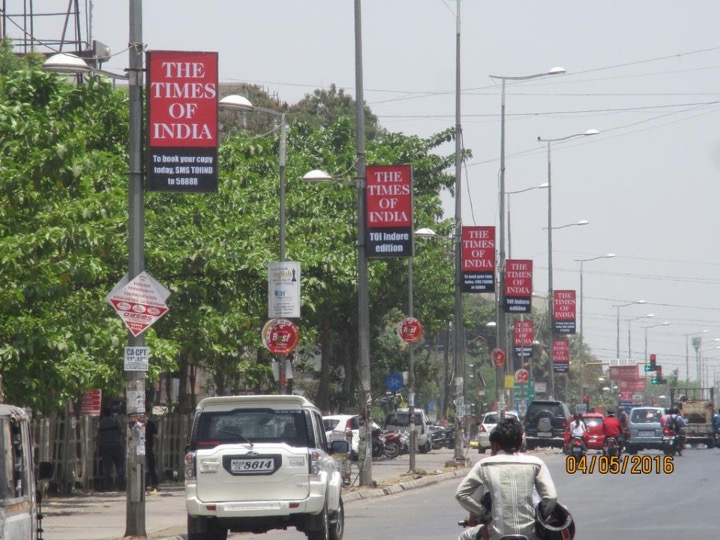 Pole Signages - Satya Sai,  Indore, Madhya Pradesh