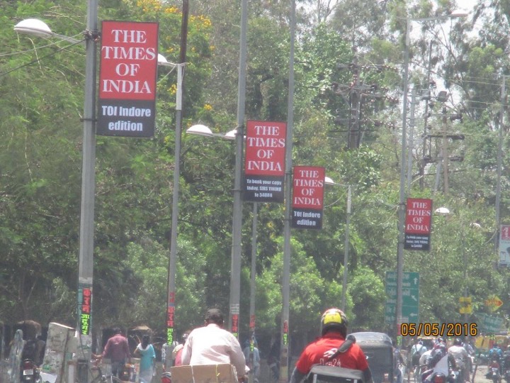 Pole Signages - MGM, Indore, Madhya Pradesh