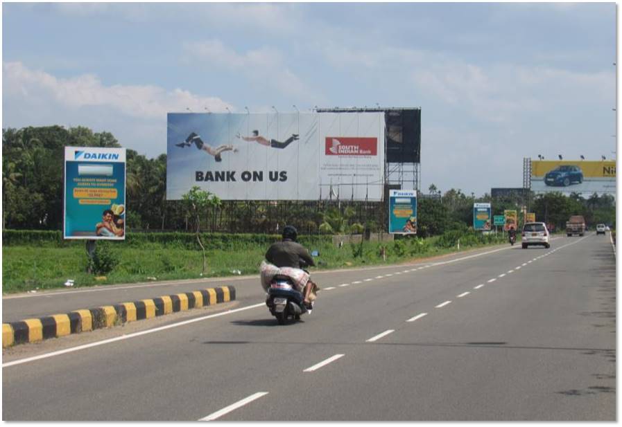 Hoarding-Container road, Ernakulam, Kerala