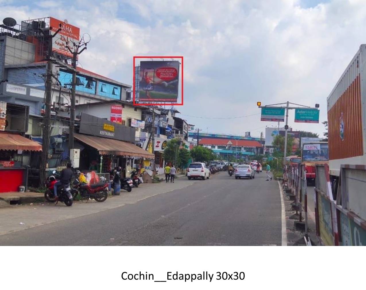 Unipole-Railway Staion Exit, Cochin, Kerala