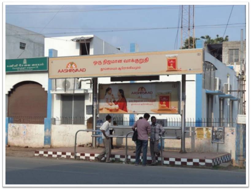 Bus Shelter-CMC Collection Centre, Coimbatore, Tamilnadu