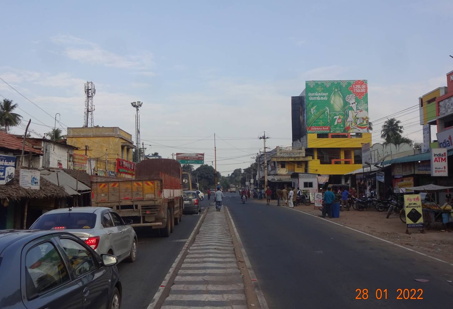 Hoarding-Nochiyam Bazzar jn,  Trichy,  Tamilnadu