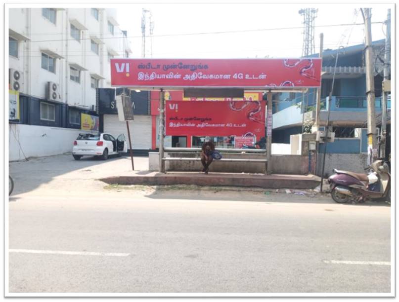 Bus Shelter-NSR Road, Coimbatore, Tamilnadu