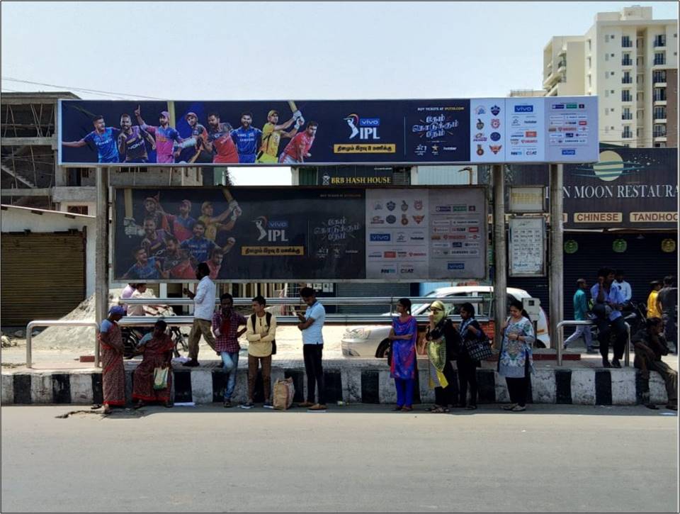 SS Bus Shelter-Karapakkam, Chennai, Tamilnadu