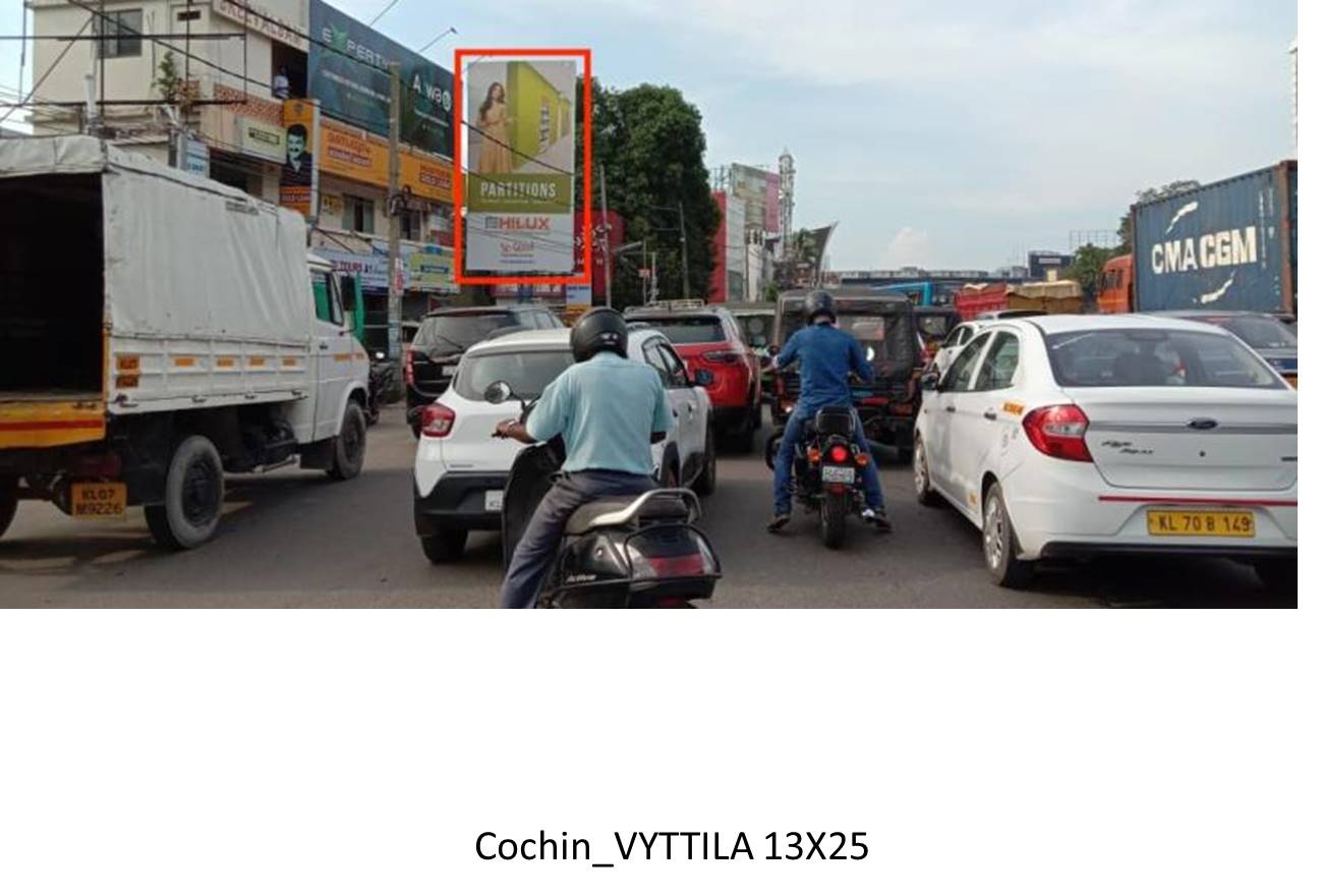 Hoarding-Vyttila Janatha S A Road, Cochin, Kerala