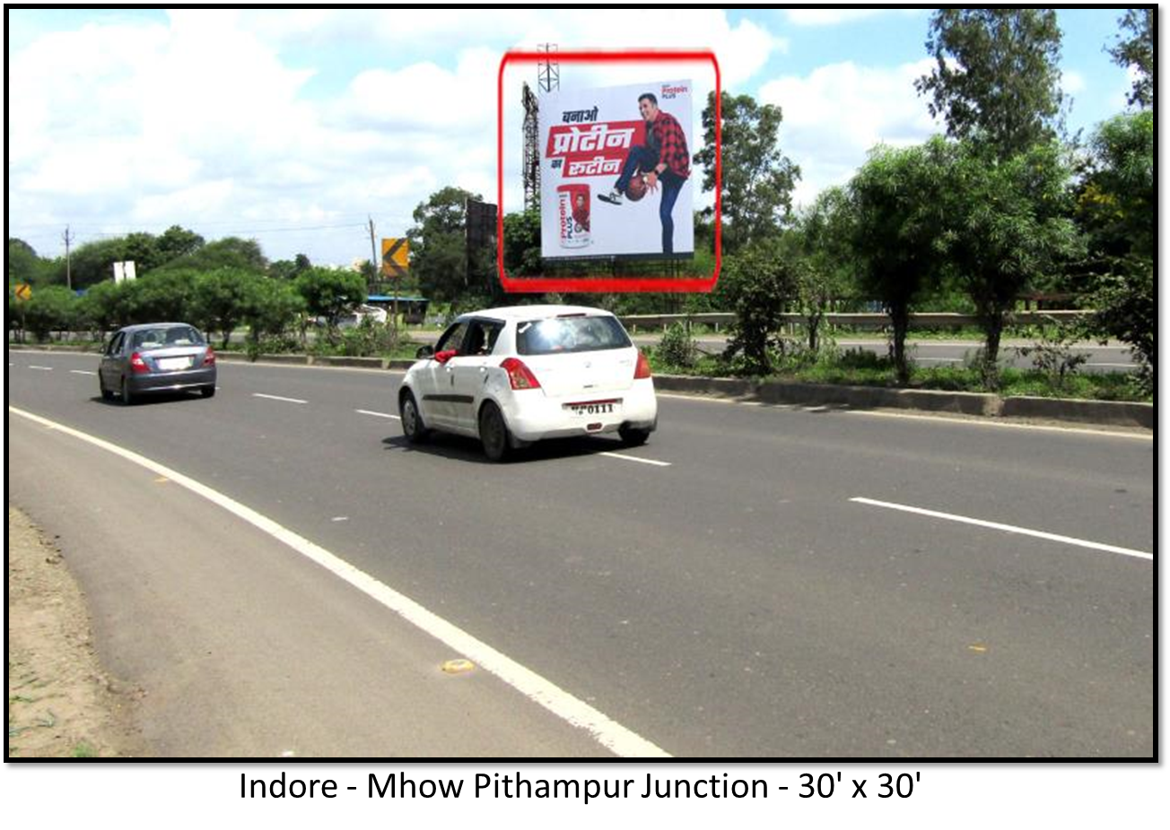 Billboard - Mhow-Pithampur Junction, Indore, Madhya Pradesh